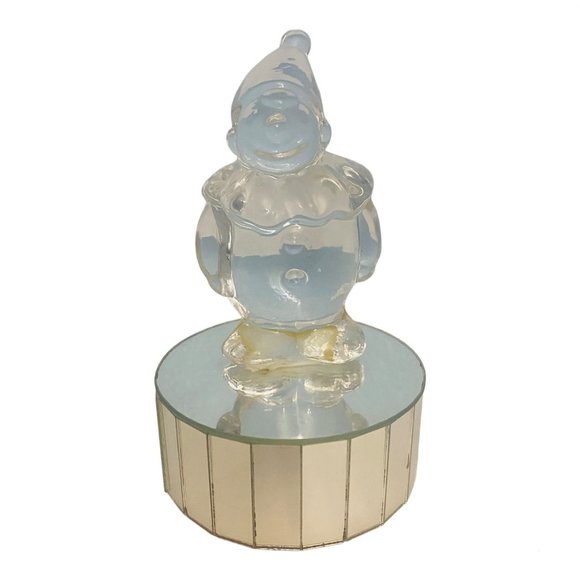 Glass Musical Clown Plays Catch A Falling Star Summit Collection Exclusive 1991 - Picture 1 of 14